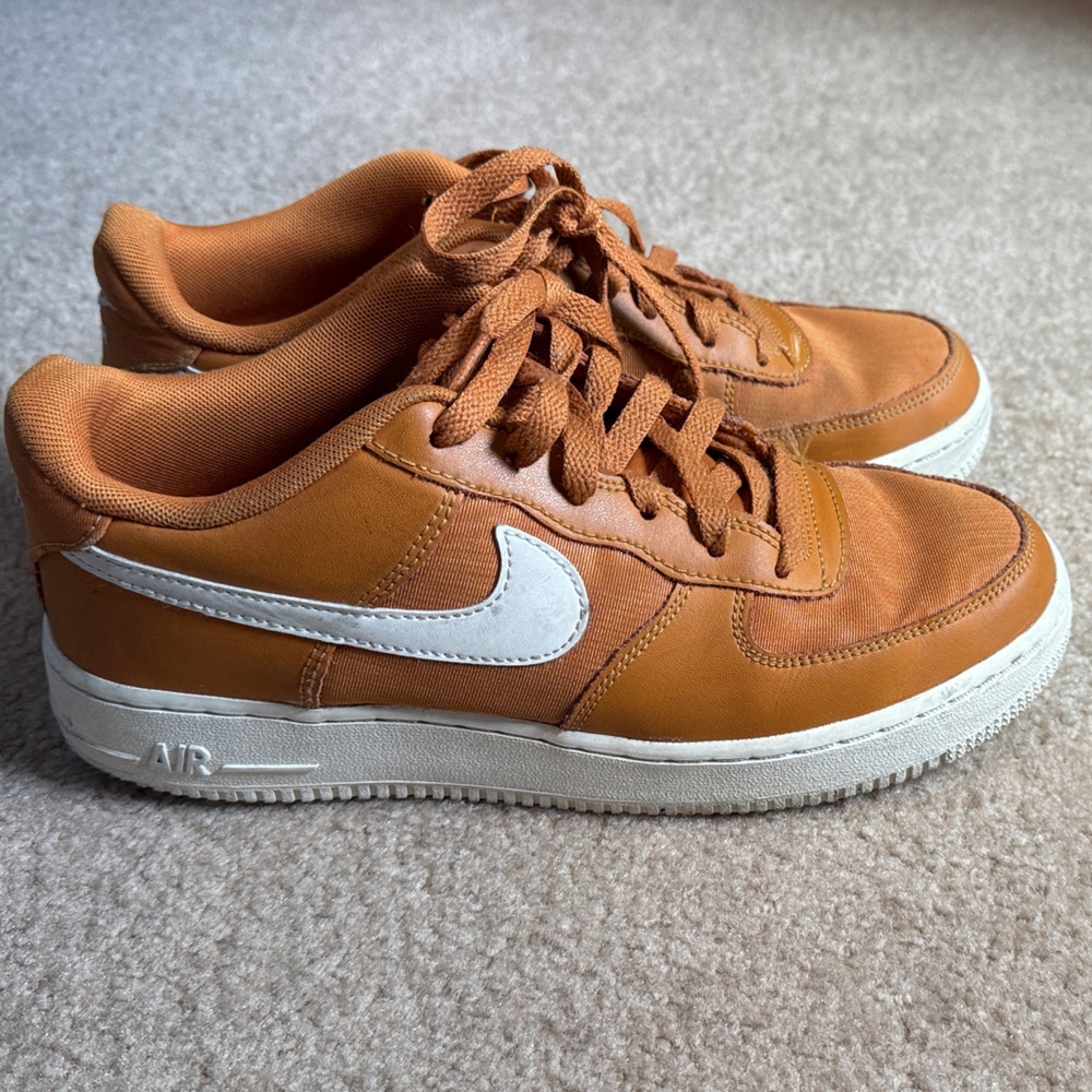 Nike Vibrant Orange and White Sneakers